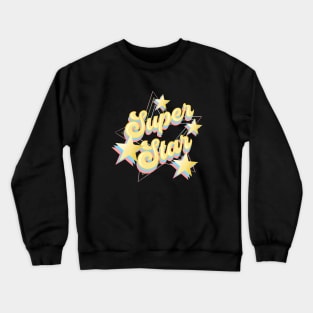 Super Star Retro Graphic Crewneck Sweatshirt